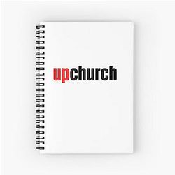 Upchurch Stickers and Magnets Designed and sold by endshop Notebook