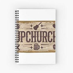 Upchurch Country Sticker Spiral Notebook