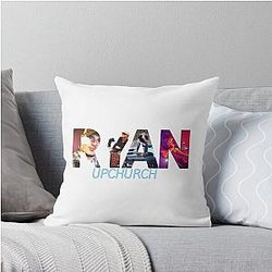 Ryan Upchurch T-shirt and Hoodie Throw Pillow