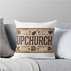 Upchurch Country Sticker Throw Pillow