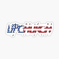 Upchurch American Flag Sticker