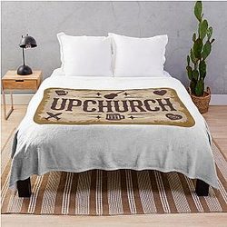 Upchurch Country Sticker Throw Blanket