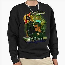 Val Kilmer Iceman - Top Gun Pullover Sweatshirt