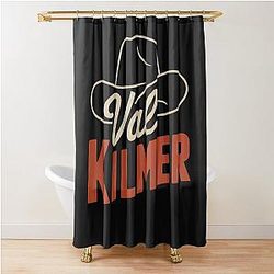 Val Kilmer Cowboy Hat Shower Curtain