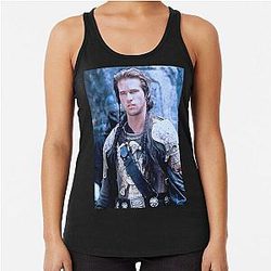 Val Kilmer Art Racerback Tank Top