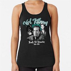 Midcentury Val Kilmer RIP Racerback Tank Top