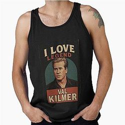 Val Kilmer Legend Memorial Fan Art Tribute 1959 2025 Design for Stickers Shirts Tank Top