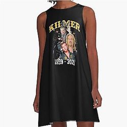 Val Kilmer 1959-2025 A Line Dress