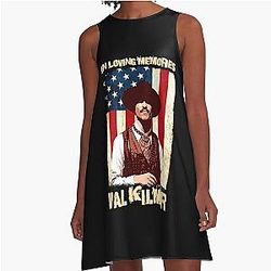 In Loving Memory Val Kilmer A LINE Dress