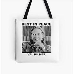 Ornate Val Kilmer Rest In Peace All Over Tote Bag