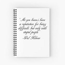 Val Kilmer says people Spiral Notebook