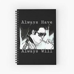 Gifts for women Elvis fans spiral notebook
