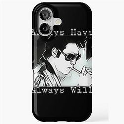 Gifts for women, true romance, Elvis Presley, Val Kilmer fans iPhone tough case