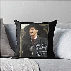 Val Kilmer Retro Throw Pillow
