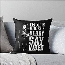 I'm Your Huckleberry Say Val Kilmer Throw Pillow