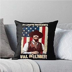 In Loving Memory Val Kilmer Throw Pillow