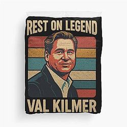 Val Kilmer Legend Memorial Design Tribute 1959-2023 for Stickers Shirts Duvet Cover