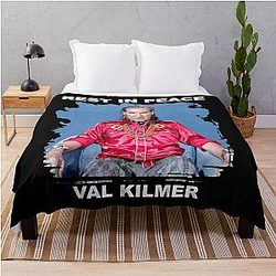 Rest In Peace Val Kilmer Throw Blanket