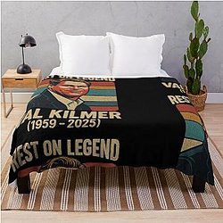 Val Kilmer Legend Memorial Design Tribute 1959 - 2025 for Stickers Shirts and Blanket