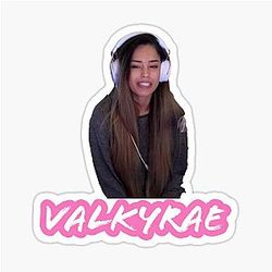 Valkyrae sticker