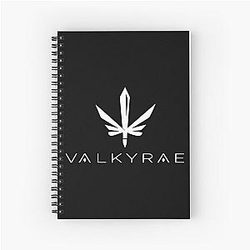 Valkyrae HD Logo (Version) Spiral Notebook