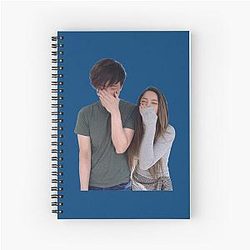 Sykkuno and Valkyrae Spiral Notebook