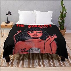 Valkyrae Merch Throw Blanket