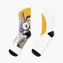 Valkyrae Logo Socks
