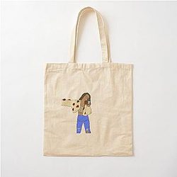 Valkyrae Strawberry Cotton Tote Bag