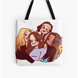 Tina Brooke Valkyrae All Over Print Tote Bag