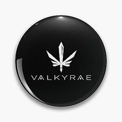Valkyrae HD Logo Pin