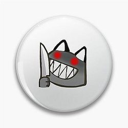 Valkyrae Knife Cat Pin