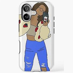 Valkyrae strawberry jacket iPhone Case