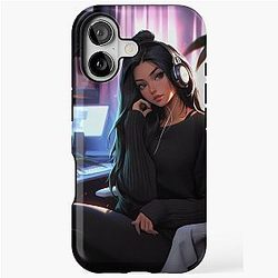 Valkyrae Lo-fi iPhone Tough Case