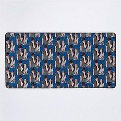 Sykkuno and Valkyrae Desk Mat