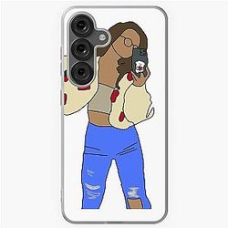 Valkyrae strawberry Samsung Galaxy Soft Case