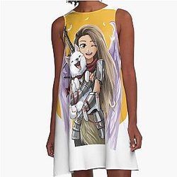 Valkyrae Classic A-Line Dress