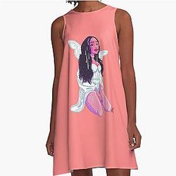 Valkyrae A-Line Dress