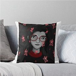 Valkyrae Throw Pillow