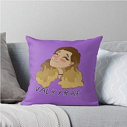 Valkyrae Twitch Streamer Video Game Throw Pillow