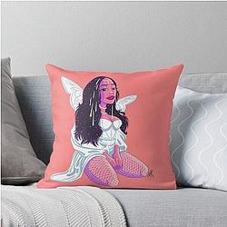 Valkyrae Throw Pillow