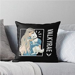 Valkyrae - Mika Tee Throw Pillow