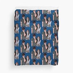 Sykkuno and Valkyrae Duvet Cover