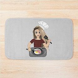 Valkyrae making bacon and eggs for breakfast