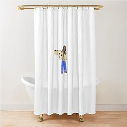 Valkyrae Strawberry Jacket Shower Curtain