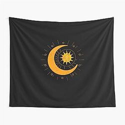 Yellow Total Eclipse Inspired by Valkyrie Merchandise Tapestry