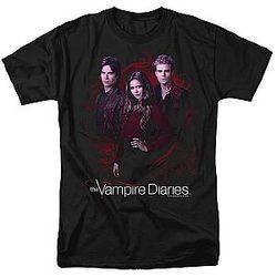 Vampire Diaries Company of Three Unisex Adult T Shirt Black