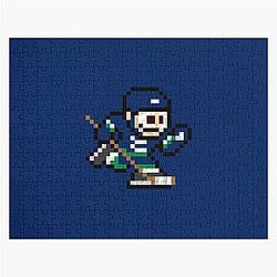 Vancouver Canucks 8-bit Retro Pixel Art Videogame Player Jigsaw Puzzle