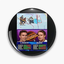 Vancouver Canucks Arcade Classic T-Shirt Pin