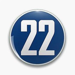 Daniel Sedin Number 22 Canucks Pin